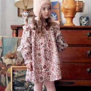 Louise Misha Lara Dress Savage Garden Girls Size 4